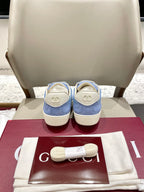 GG 26 Sneaker Baby Blue Canvas Suede 632818