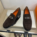 HM Men's Colette Loafer Dark Brown Suede 680426