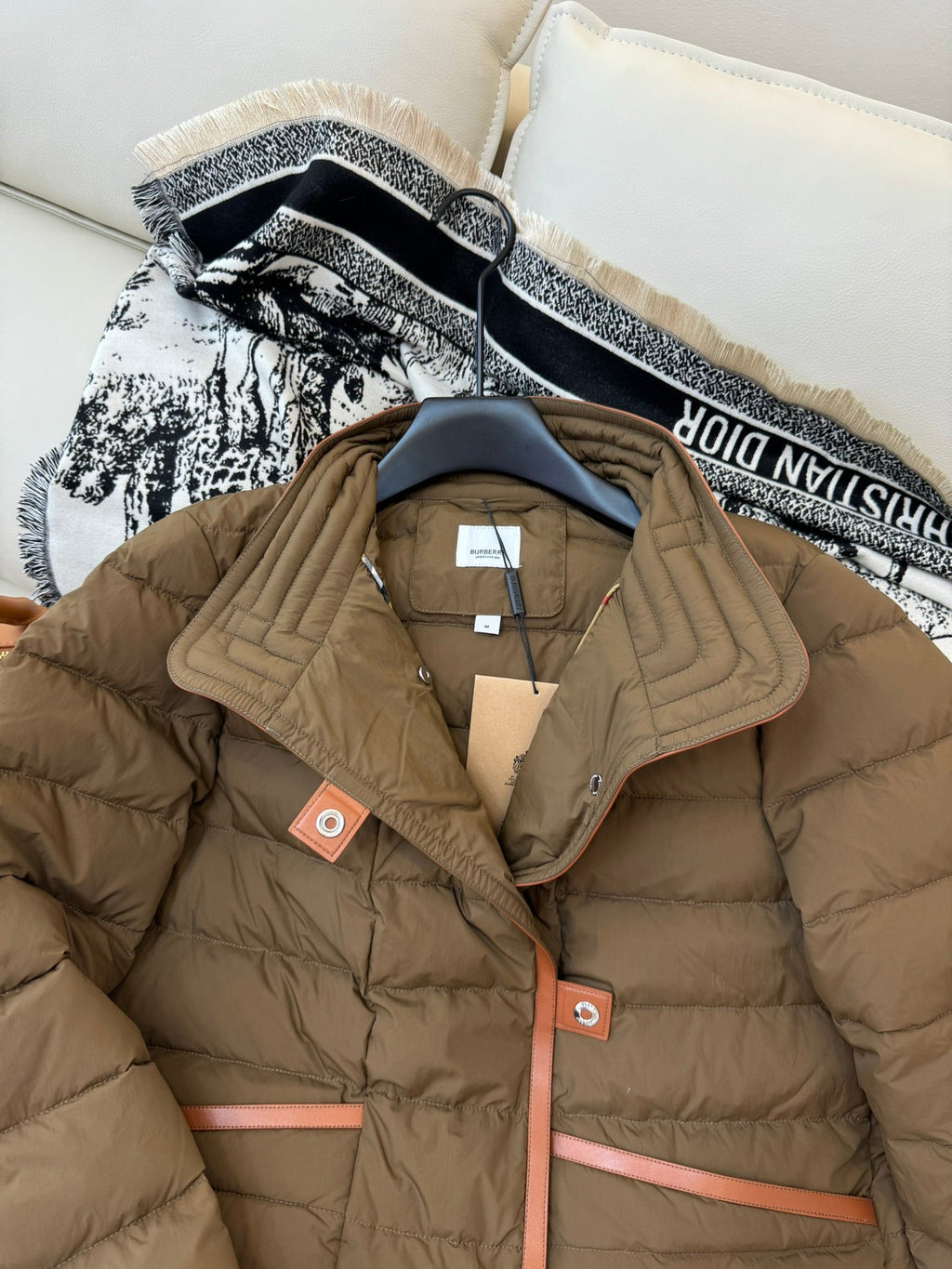 Burberry 25 Jacket Brown Down Nylon