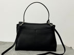 Balenciaga Medium Rodeo Bag 35 Black Calfskin Sliver Hardware