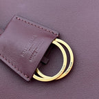 Balenciaga Mini Bag 22 Burgyndy Calfskin Gold Hardware