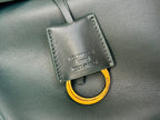 Balenciaga Small Bag 29 Dark Green Calfskin Gold Hardware