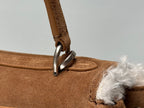 Balenciaga Small Rodeo Bag 29 Brown Suede Sliver Hardware