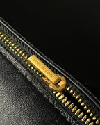 Balenciaga Large  Rodeo Bag 40 Black Crocodile Skin Gold Hardware