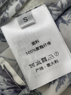 Dior 2026 Print Logo Shirt White Blue Polyester