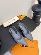 LV 26ss Legacy Slingback 45 Gray Sheepskin 627238