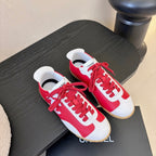 CC 2026 Sneakers Calfskin and Embossed Suede Calfskin