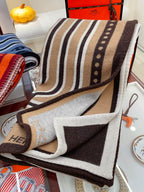 Grand Tralala Blanket Beige Wool Cashmere