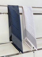 CC Square Scarf 90 CM In Black White Polka Dot Silk Twill 166291