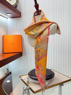 Eleftheria Scarf 90 CM In Colorful Silk Twill 193833