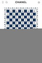 CC Square Scarf 90 CM In Blue And White Striped Silk 174876