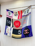 CC Square Scarf 90 CM In Colorful Silk Twill 177652