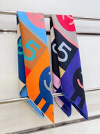 CC Square Scarf 90 CM In Colorful Silk Twill 177653