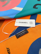 CC Square Scarf 90 CM In Colorful Silk Twill 177653