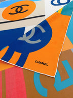 CC Square Scarf 90 CM In Colorful Silk Twill 177653