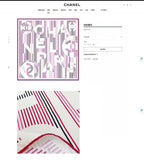 CC Square Scarf 90 CM In Colorful Silk Twill 190034