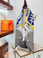 Neo Brandebourgs Scarf 90 CM In Colorful Silk 190037