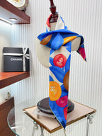 CC Square Scarf 90 CM In Colorful Silk Twill  193819