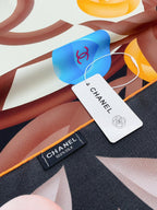 CC Square Scarf 90 CM In Colorful Silk Twill 193821