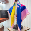 CC Square Scarf 90 CM In Colorful Silk Twill 196207