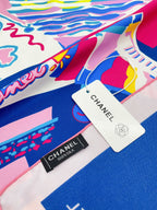 CC Square Scarf 90 CM In Colorful Silk Twill 196207
