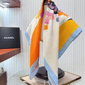 CC Square Scarf 90 CM In Colorful Silk Twill 196208