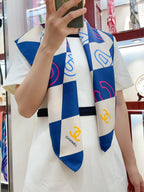 CC Square Scarf 90 CM In Colorful Silk Twill  208576