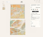Faubourg Tropical Detail scarf 110 CM In Beige Colorful Silk  208584