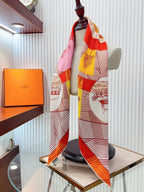Jeu Des Omnibus Remix Scarf 90 CM In Colorful Silk Twill  211110