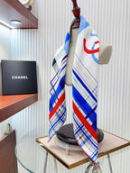 CC Square Scarf 90 CM In Colorful Silk Twill  217209