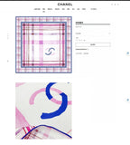 CC Square Scarf 90 CM In Colorful Silk Twill  217211
