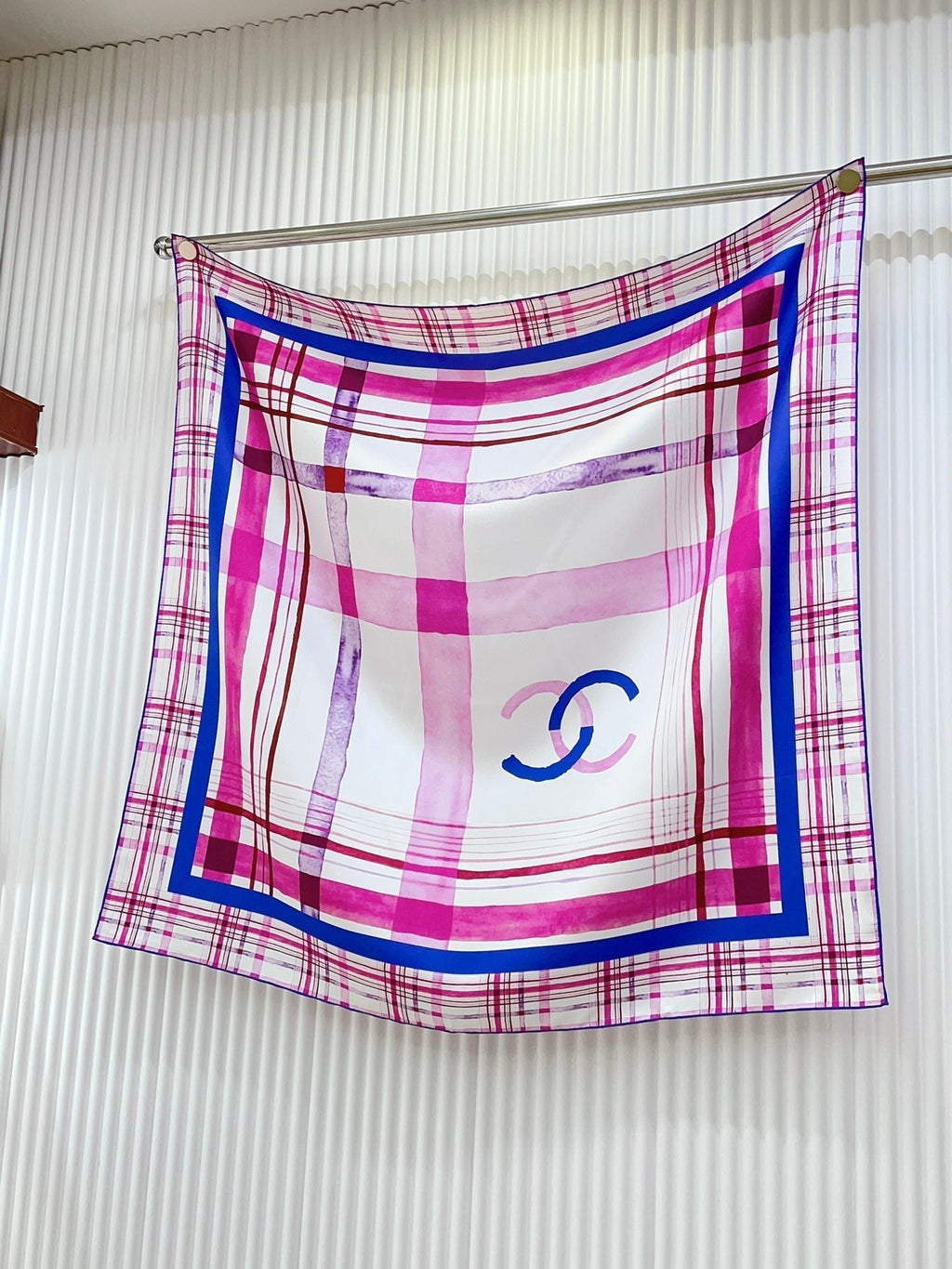 CC Square Scarf 90 CM In Colorful Silk Twill  217211