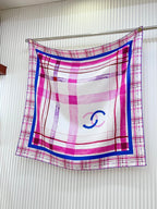 CC Square Scarf 90 CM In Colorful Silk Twill  217211