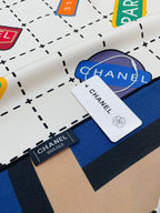 CC Square Scarf 90 CM In Colorful Silk Twill 218096