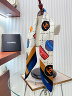 CC Square Scarf 90 CM In Colorful Silk Twill 218096