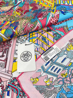 Animapolis Scarf 90 CM In Colorful Silk Twill 220185