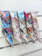 Locomotion Shawl 90 CM In Colorful Silk Twill  225469