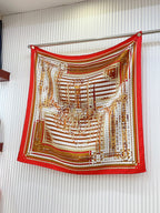 Coaching Deja-Vu Shawl 90 CM In Colorful Silk Twill 233125