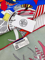 En Studio Scarf 90 CM In Colorful Silk Twill  235406