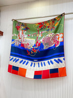 En Studio Scarf 90 CM In Colorful Silk Twill  235406