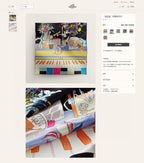 En Studio Scarf 90 CM In Colorful Silk Twill  235407
