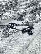 CC Scarf 180 CM In Grey Mix Black Cashmere  247635