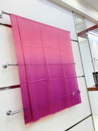 CC Scarf 200 CM In Dark Pink Mix Light Pink Linen Fabric 249937