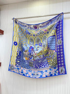 La Danse Des Amazones Scarf 90 CM In Colorful Silk 262787