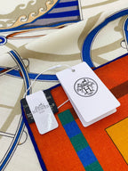 Voitures En Equilibre Scarf 140 CM In Colorful Cashmere And Silk 265385
