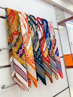 Fantaisie d'Etriers Shawl 135 CM In Colorful Cashmere And Silk 276554