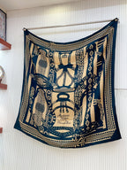 Fantaisie d'Etriers Shawl 135 CM In Colorful Cashmere And Silk 276557