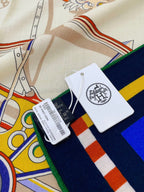 Voitures En Equilibre Scarf 140 CM In Colorful Cashmere And Silk 286416