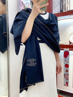 CC Scarf 200 CM In Black Cashmere 296704