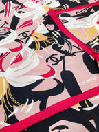 CC Square Scarf 90 CM In Colorful Silk Twill  296708